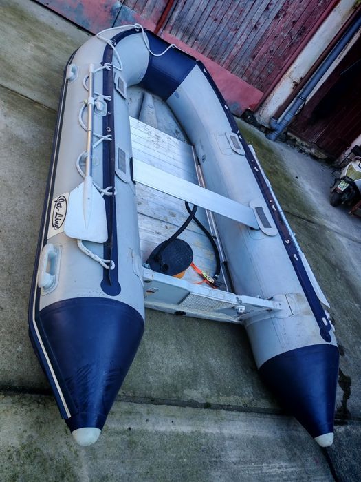 Vand barca gonflabila 3.60 cu chilă și podina aluminiu baloane 50