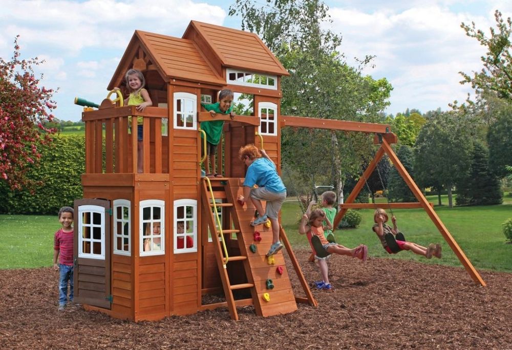 Площадки детские. Деревянный, игровой: для дома и улицы Дом