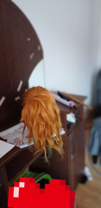 4sectrebrie cap păpușă cu suport