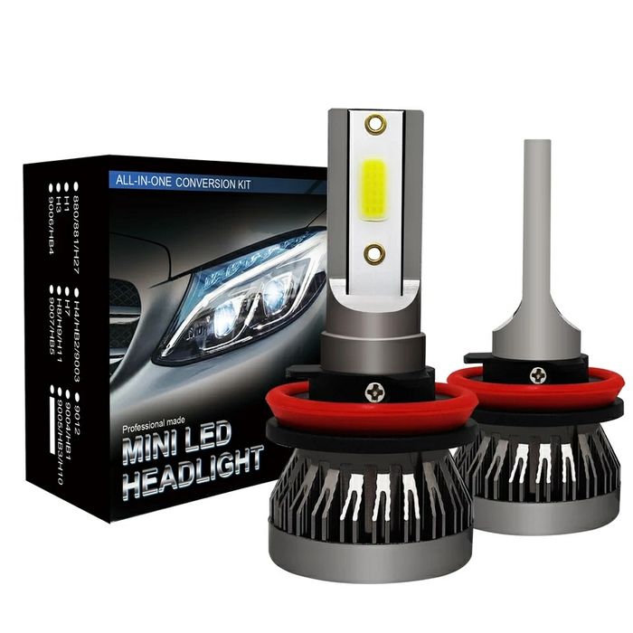 LED 12-24V H1 H3 H4 H7 H8,9,11 H27 HB3 HB4 HiR2 D1S D2S D3S D5S