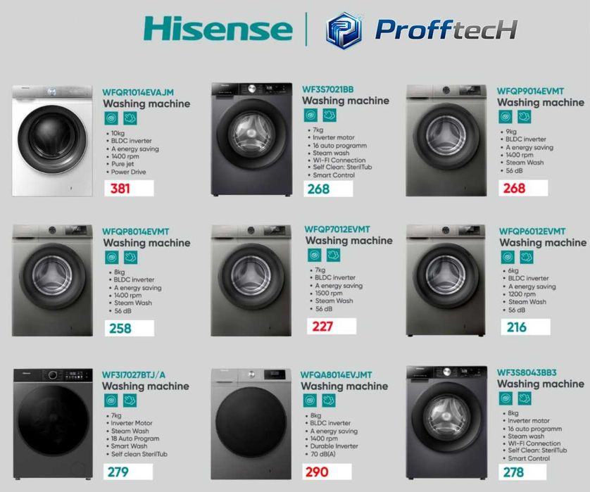 Стиральная машина HISENS Кир машина есть все модели и  бренди на связи