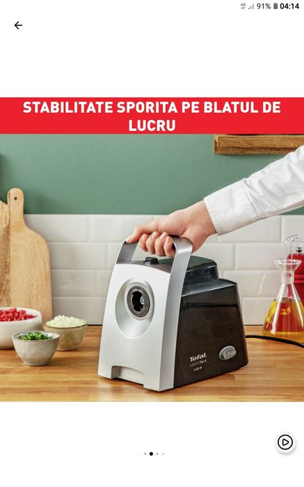 Masina electrica pentru tocat TEFAL 7 în 1 - NOUĂ - 320 Lei