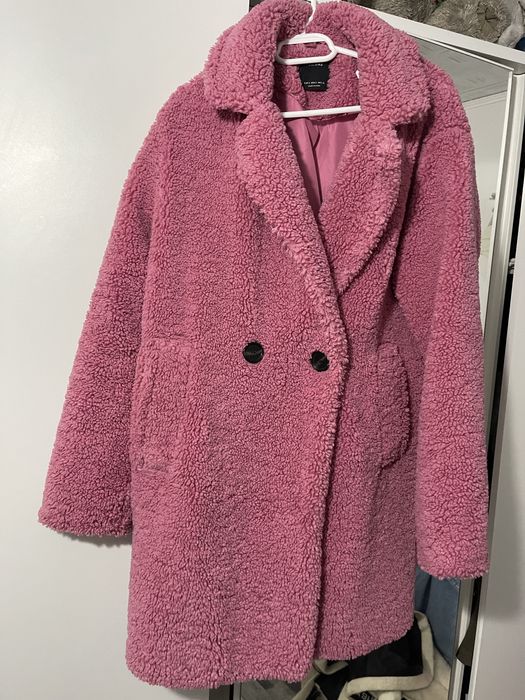 Palton cocolino.   Roz