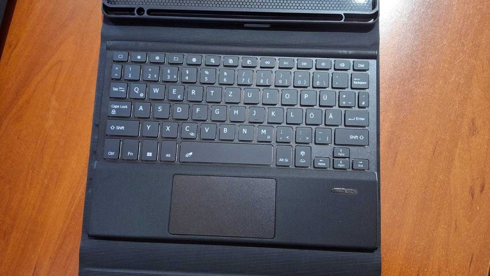 Husa Doohoeek, pentru Galaxy Tab S8/S7, tastatura Bluetooth, negru