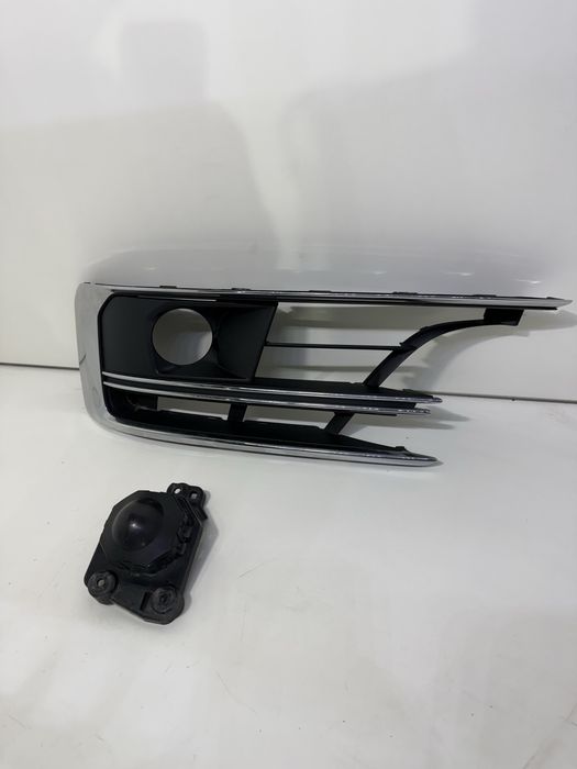 Решетка предна броня Audi A8 D5 S8 D5 лява  ACC radar 4N0807679B