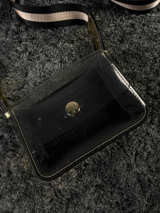 Armani Exchange Clear Crossbody Bag Дамска Чанта