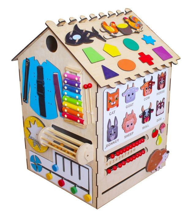 Бизидомик. Бизихаус. Бизиборд для детей.