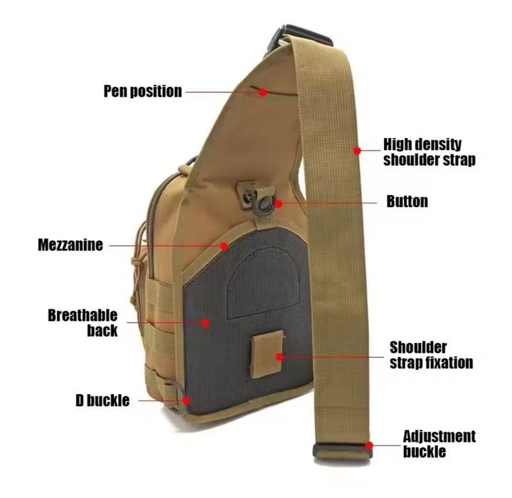 Тактическа Molle раница за туризъм къмпинг