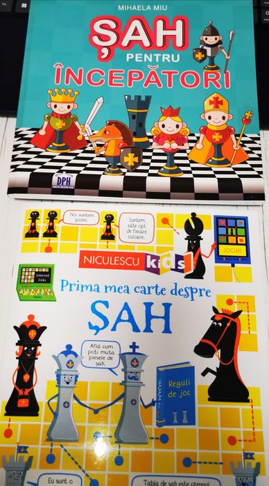 Set 2 carti despre sah pentru copii