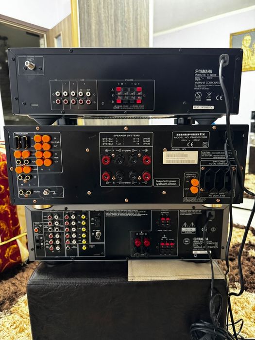 Marantz PM 8000, Yamaha RX-V350, Yamaha  R-S202D