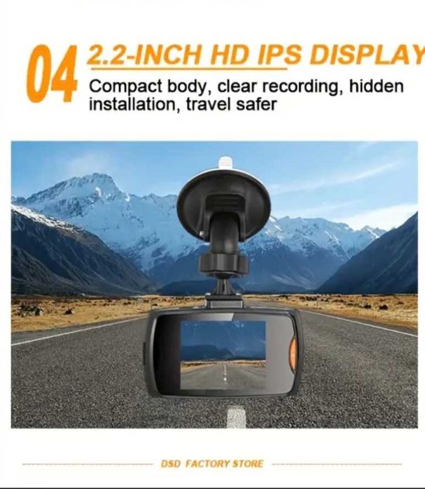 Camera Auto DVR, FHD 1080P, vedere nocturna, senzor miscare