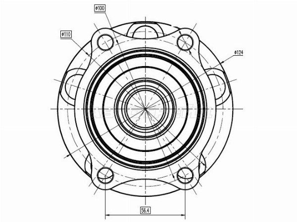 Ступичный узел Subaru Forester