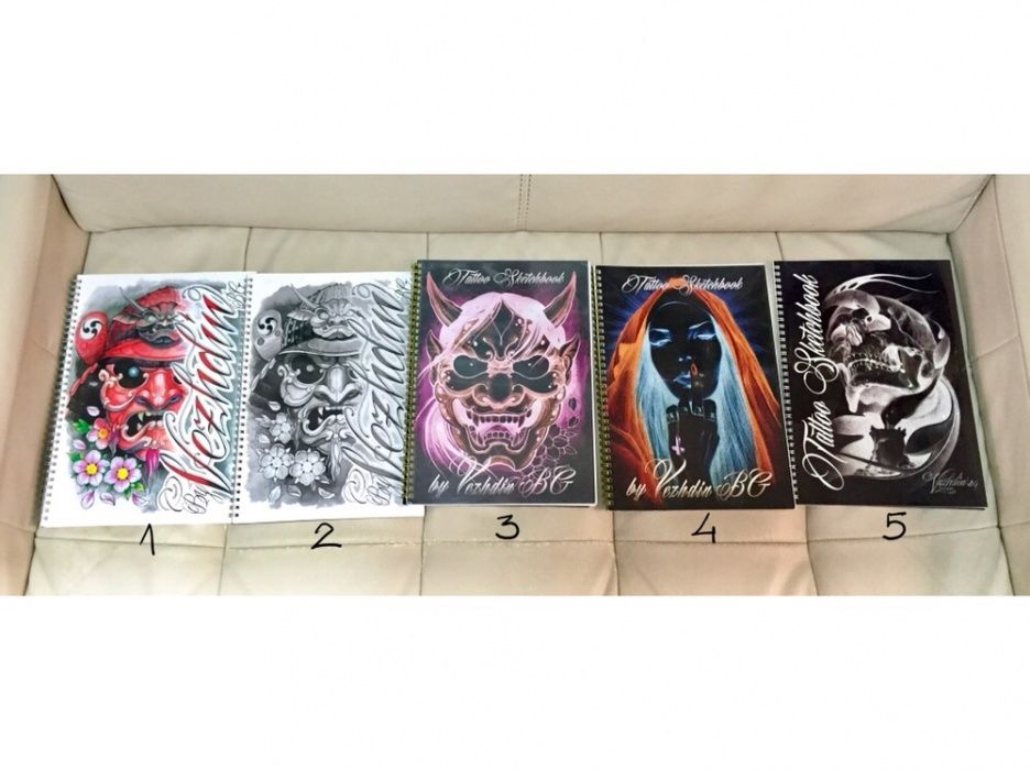 tattoo sketchbook by Vezhdin BG, скицник за татуировки.