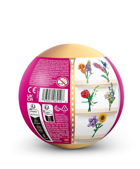 Нови! Конструктор Zuru MAX - Flowers, букет цветя!