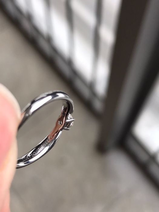 Кольцо Tiffany платина