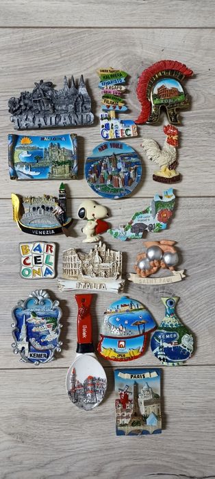 Магнитики на холодильник . Магниты разных стран