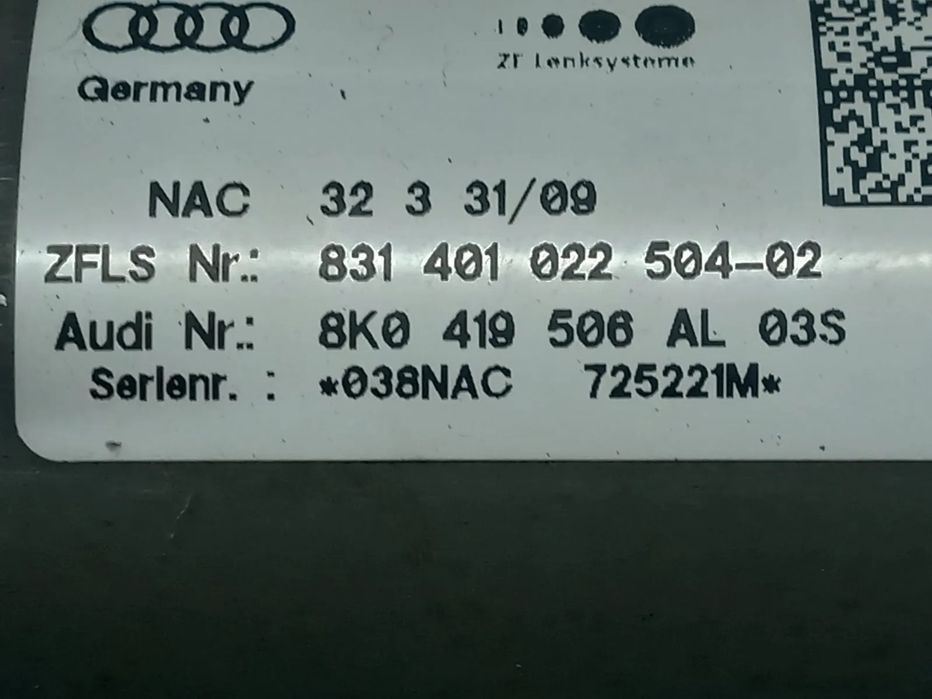 Ax coloana volan 8K0419506AL 8K0419506AL Audi A5 8T [2007 - 2011] 2.0 tfsi CDN