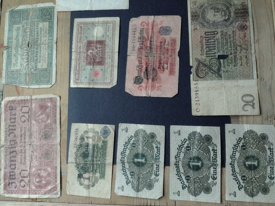Bancnote vechi diferite tari