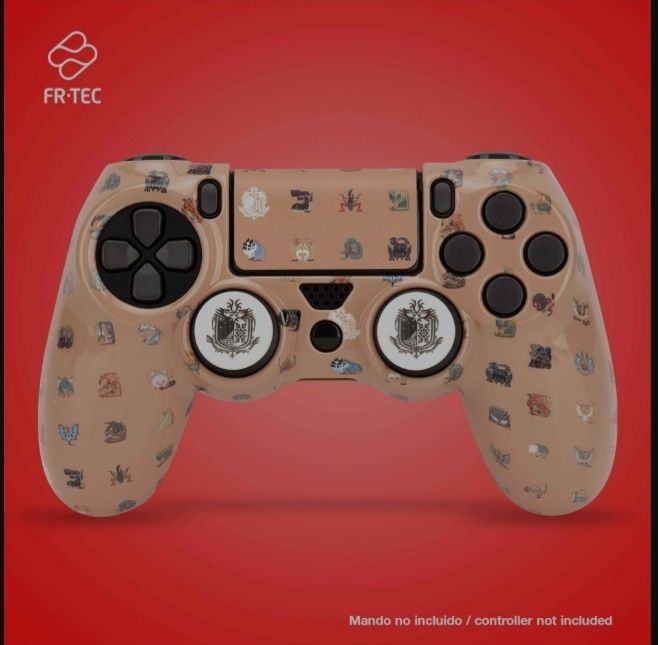 Carcasa rigida cu protectii butoane Play Station 4 Monster Hunter grip