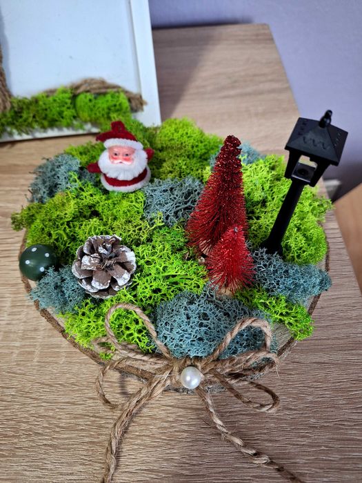 Изработка на картини / подаръчета за повод  от скандинавски мъх