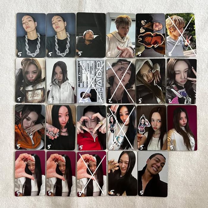 кпоп фотокартички allday project