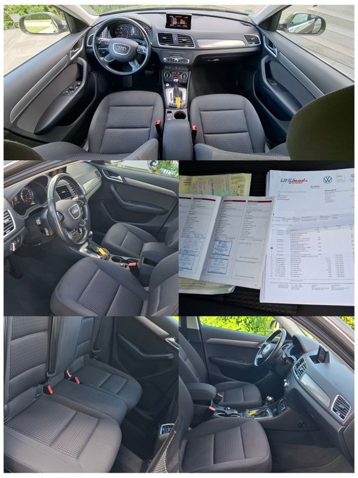 Audi Q3 Model Exclusive 2.0 tdi 2016 Quattro Led Mokka Brown Automat  Senzori parcare incalzite Start Stop comenzi volan Climatronic carte service