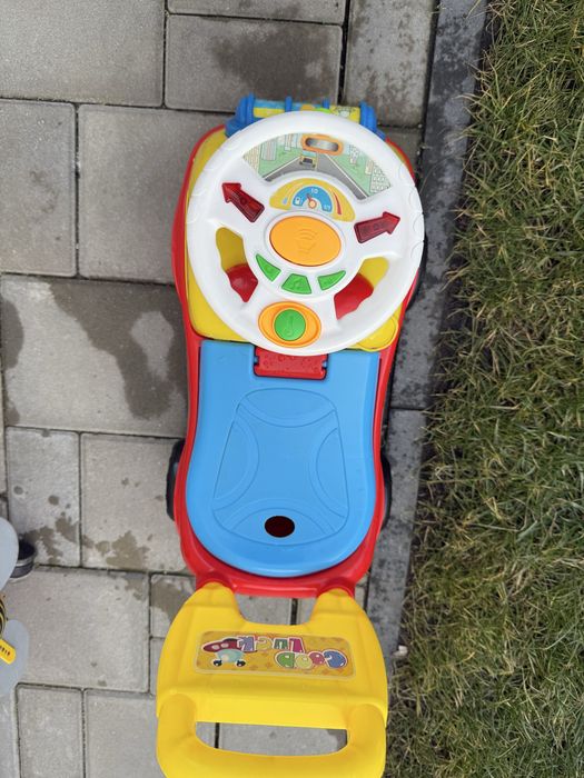 Masinuta copii, premergator cu volan, sunete si lumini