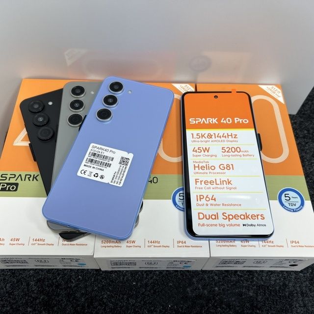 Tecno Spark 40 pro 16 /256