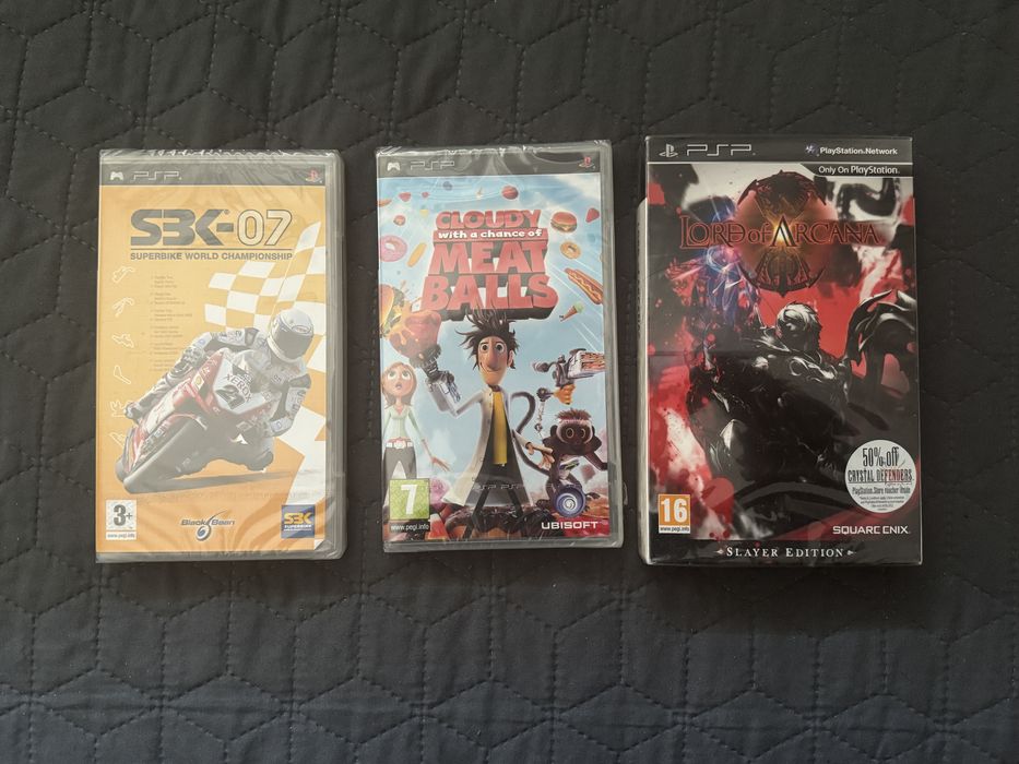psp нови запечатани игри псп