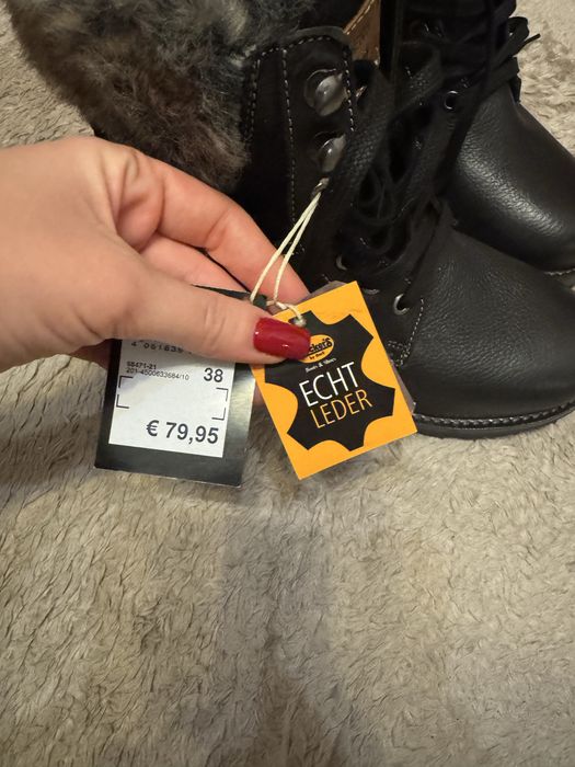 Ghete imblanite Dockers piele naturala