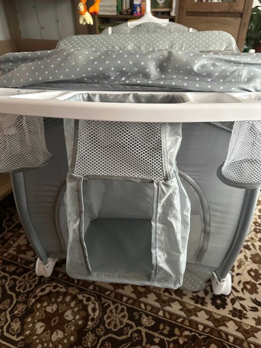 Бебешка кошара Lorelli Sleep`N`Dream Plus 2 нива Grey Bear