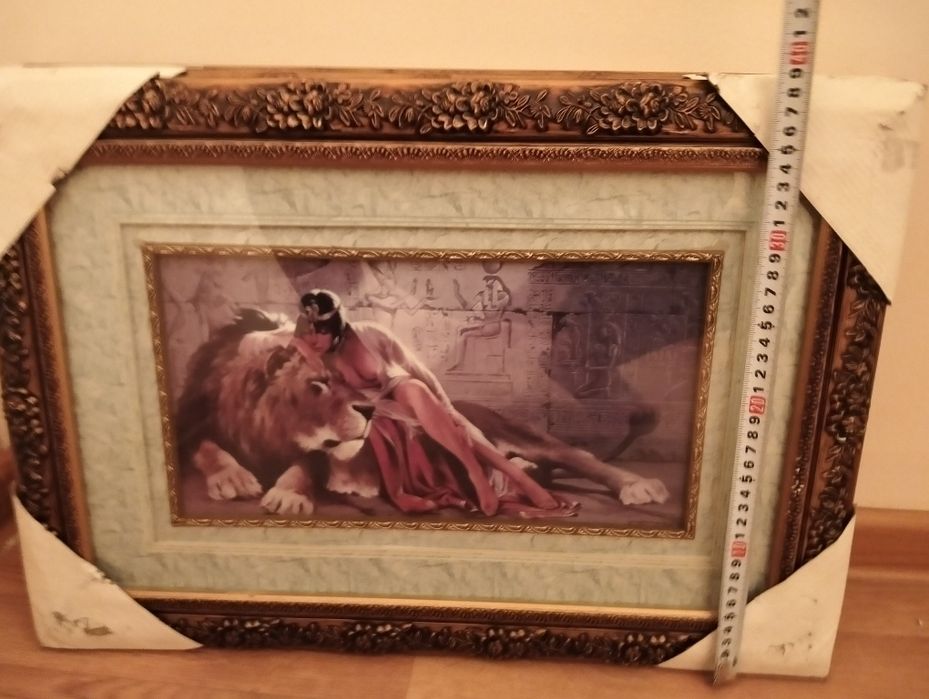 Картина Клеопатра со львом