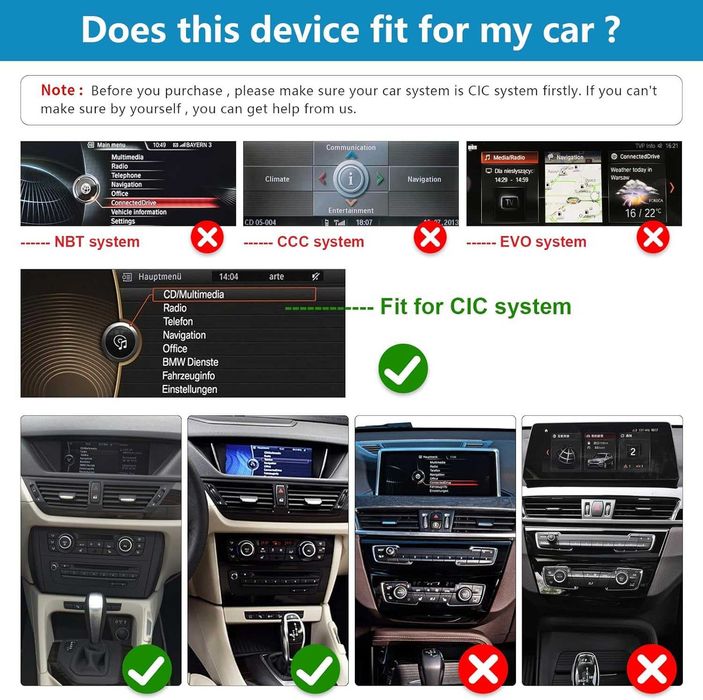 Голяма навигация 12.3 инча за BMW X1 E84 Wireless CarPlay Android Auto