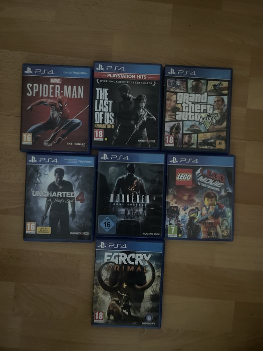 PlayStation 4 (PS4) 1Tb + Controller + 7 Jocuri originale / Pachet sau separat
