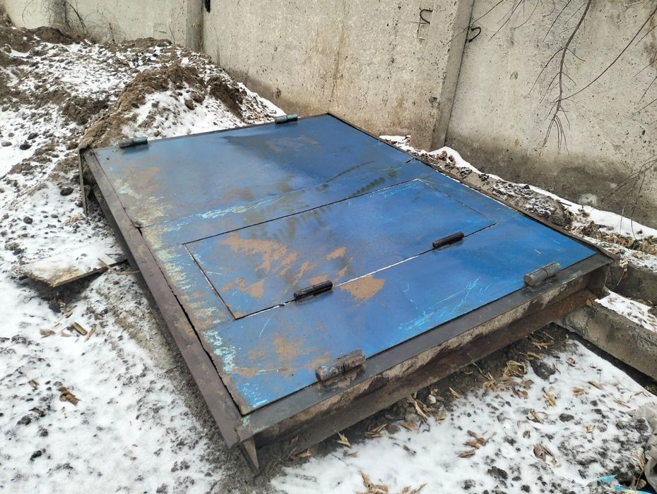 Ворота железные гаражные