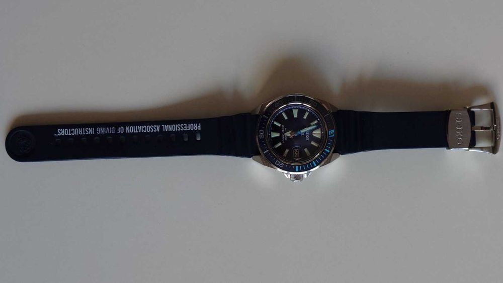 Ръчен часовник Сейко Самурай PADI Great Blue - Специална серия