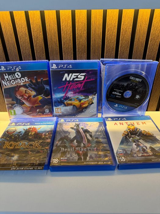 Диски пс4 6 штук