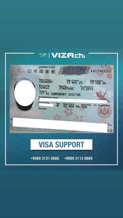 Yaponiya vizasi/ Japan visa