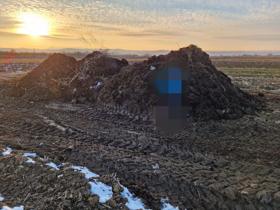 Vand pământ vegetal si gunoi de vacă, servicii transport