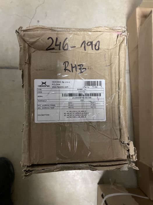 Топлообменник ФРЕОН-ВОДА HEXONIC RHB60-20H-1" -20kW, R410A/R32