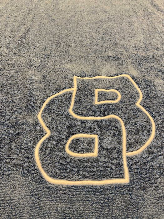 Оригинална плажна кърпа HUGO BOSS 100см/150см, синя