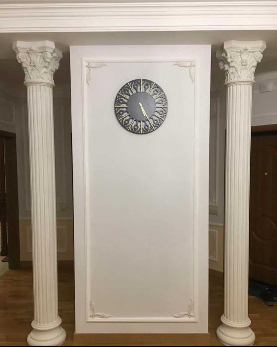 Колоны, галтели, узоры из гипса