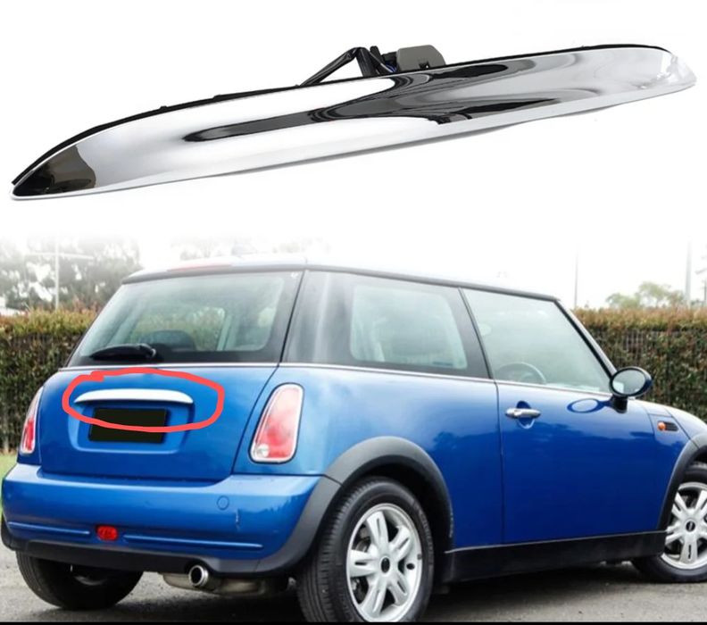 Maner cromat buton deschidere  haion Mini Cooper R50 R52 R53 R55 R56