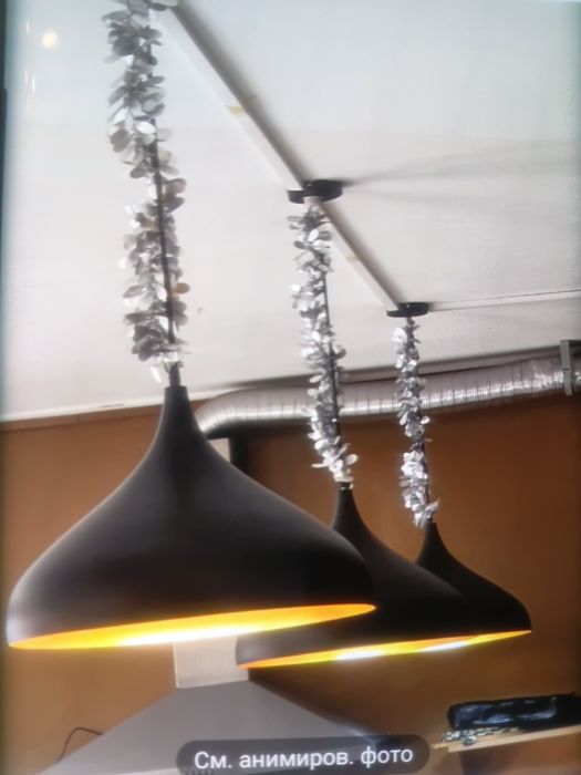 Люстры, светильники потолочные, б/у