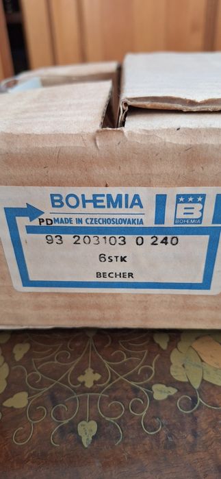 Set 6 pahare cristal Bohemia