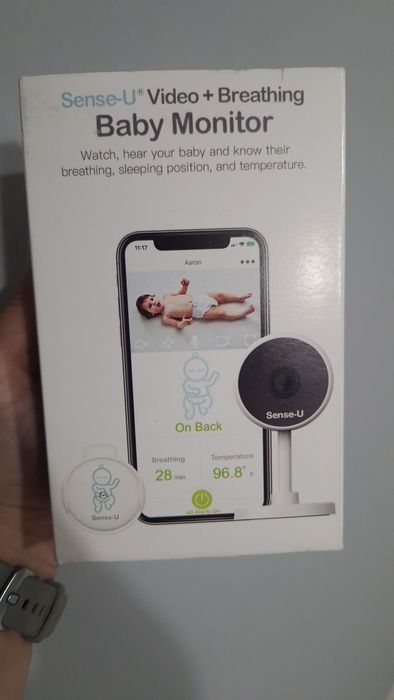 Senzor de respirație Sense U si cameră de supraveghere