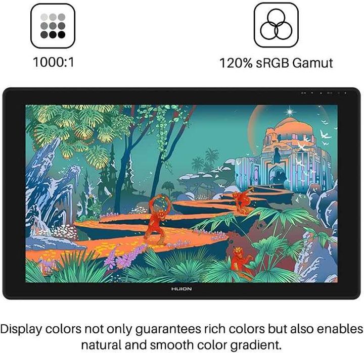 Распродажа! Графический планшет с экраном Huion Kamvas 24