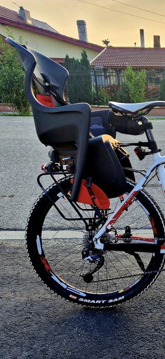 Scaun bicicleta copii + portbagaj~stare impecabila