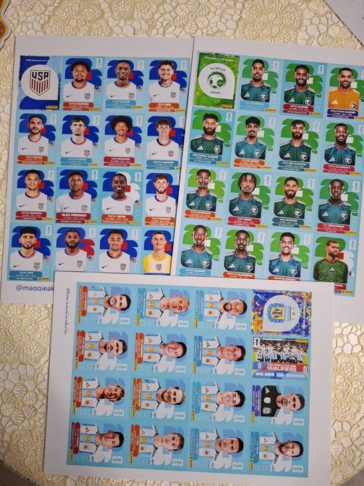 Jucatori Fotbal WC 2026 sticker