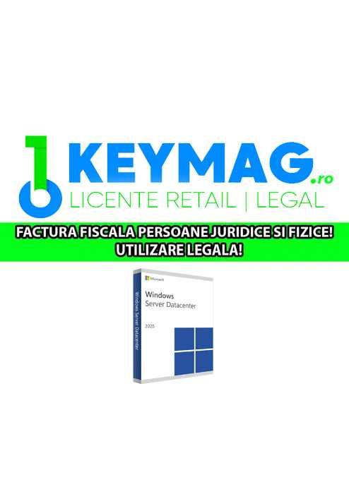 KeyMAG: Licenta Windows Server Datacenter 2025 - RETAIL, FACTURA FISC.